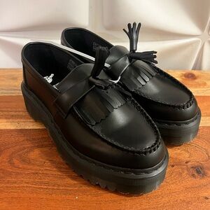 New Dr. Martens Black Tassel Loafers